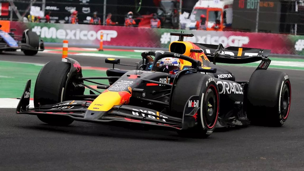 Verstappen levert in Mexico kostbare WK-punten in, Sainz domineert race