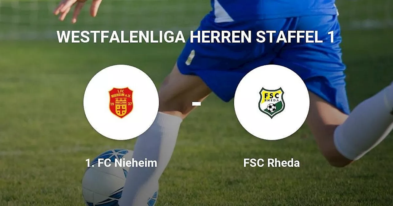 1. FC Nieheim bietet FSC Rheda Paroli