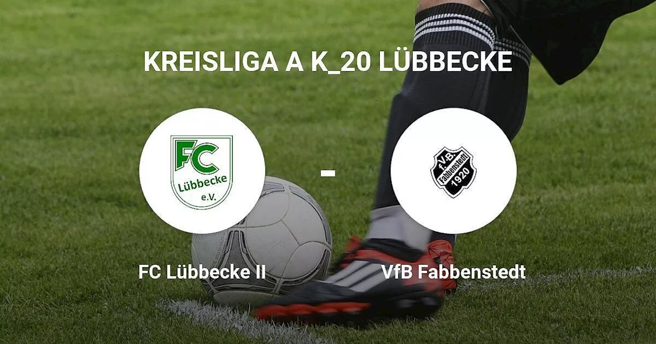 FC Lübbecke II unterliegt gegen VfB Fabbenstedt