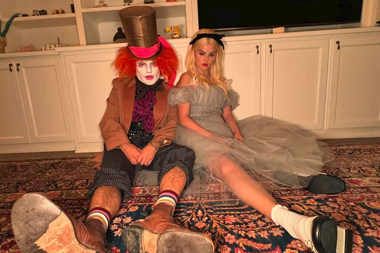 Selena Gomez and Boyfriend Benny Blanco Show Off Incredible Alice in Wonderland Costumes for Halloween