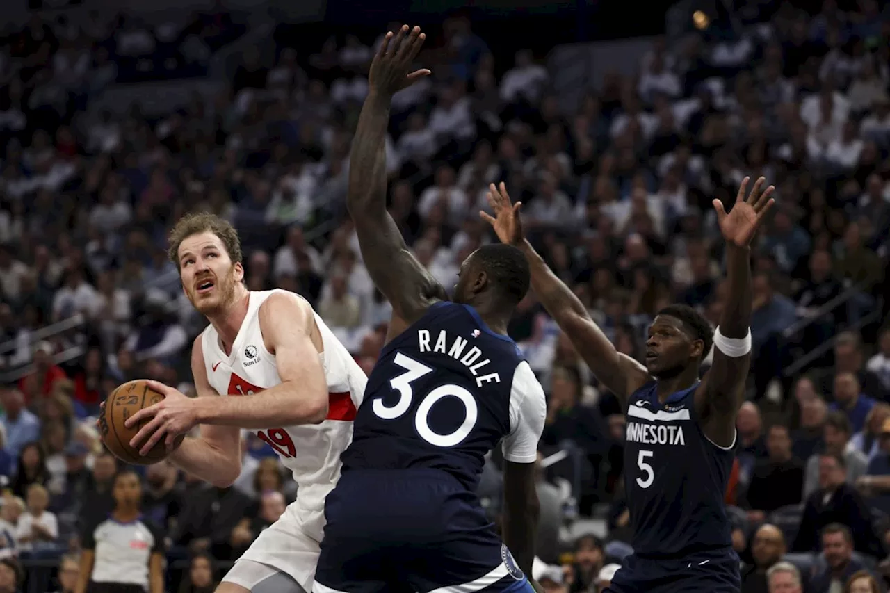 Randle, Edwards each score 24, Timberwolves top Raptors 112-101