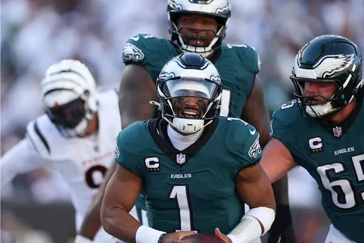 Jalen Hurts and the Eagles blast the Bengals 37-17 for third straight win