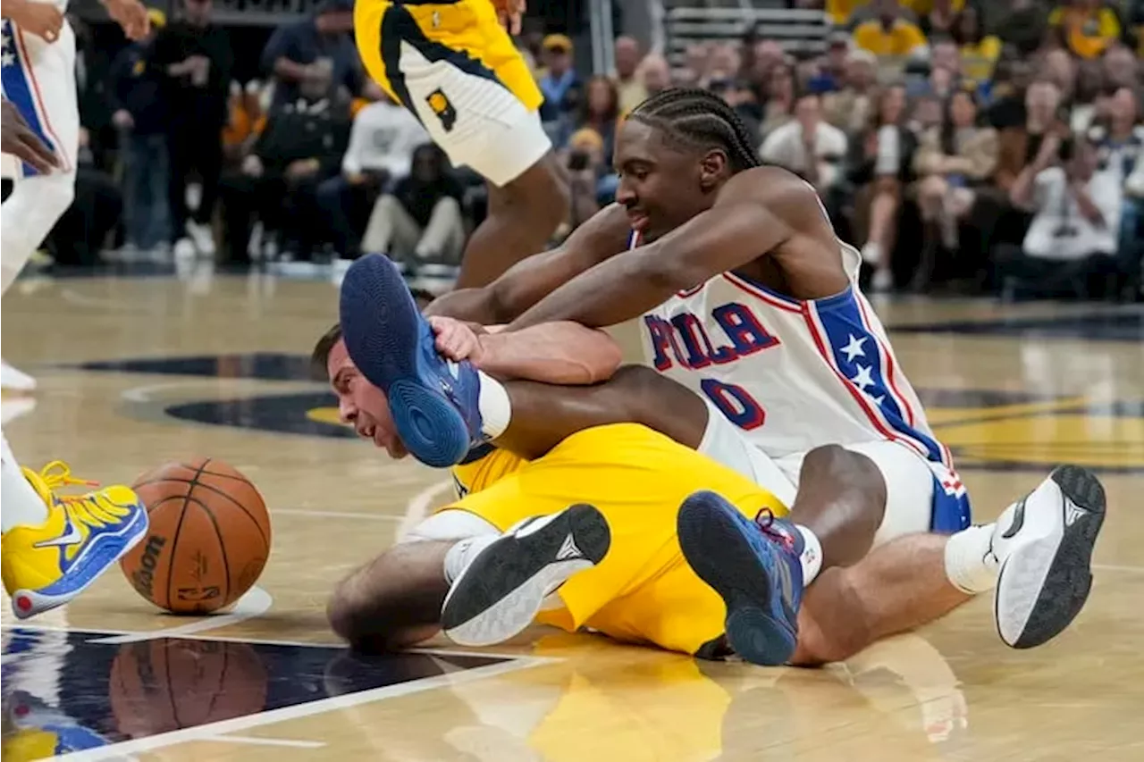 Tyrese Maxey scores 45 as the Sixers fight past the Pacers in OT