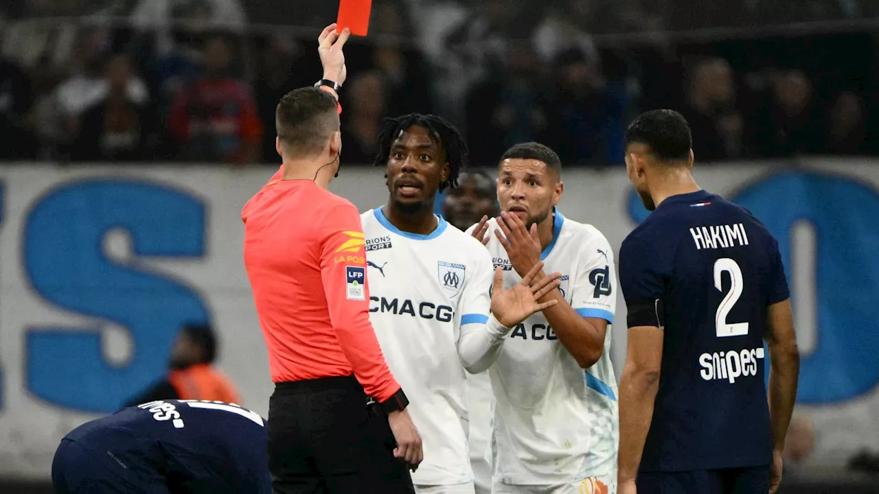 OM-PSG: les justifications de l'arbitre sur le carton rouge polémique d'Amine Harit