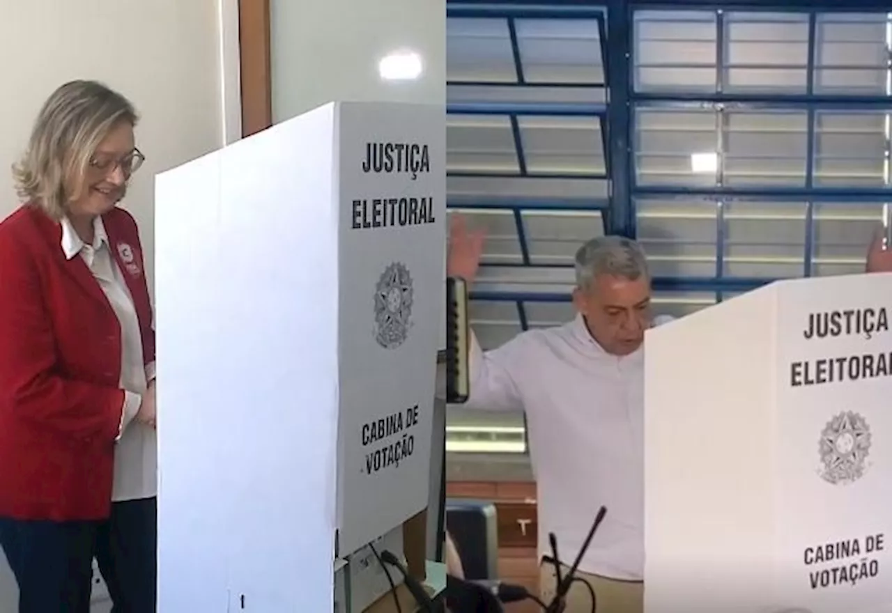 Candidatos que disputam prefeitura de Porto Alegre votam no 2º turno das eleições