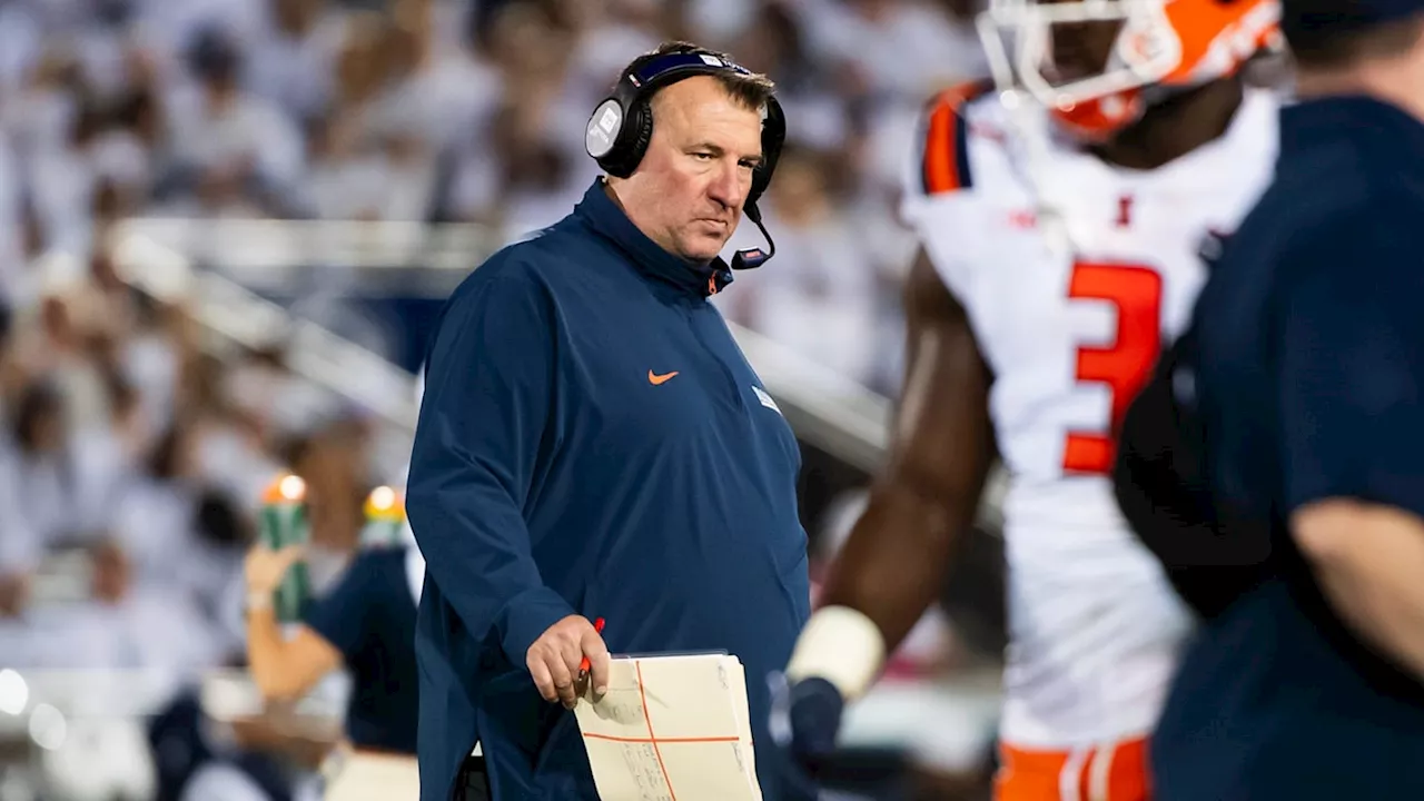 Illinois Coach Bret Bielema Takes Responsibility for Loss to Oregon