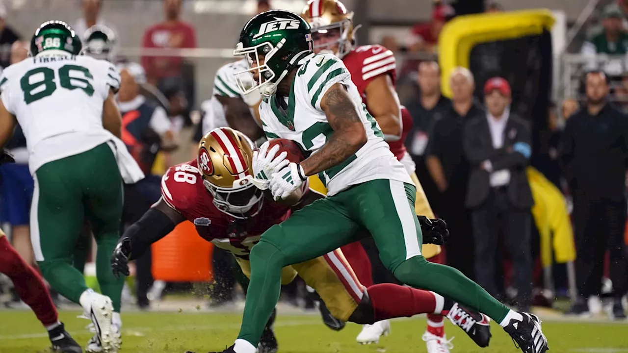 Watch New York Jets Young Star Catch First NFL Receiving Touchdown