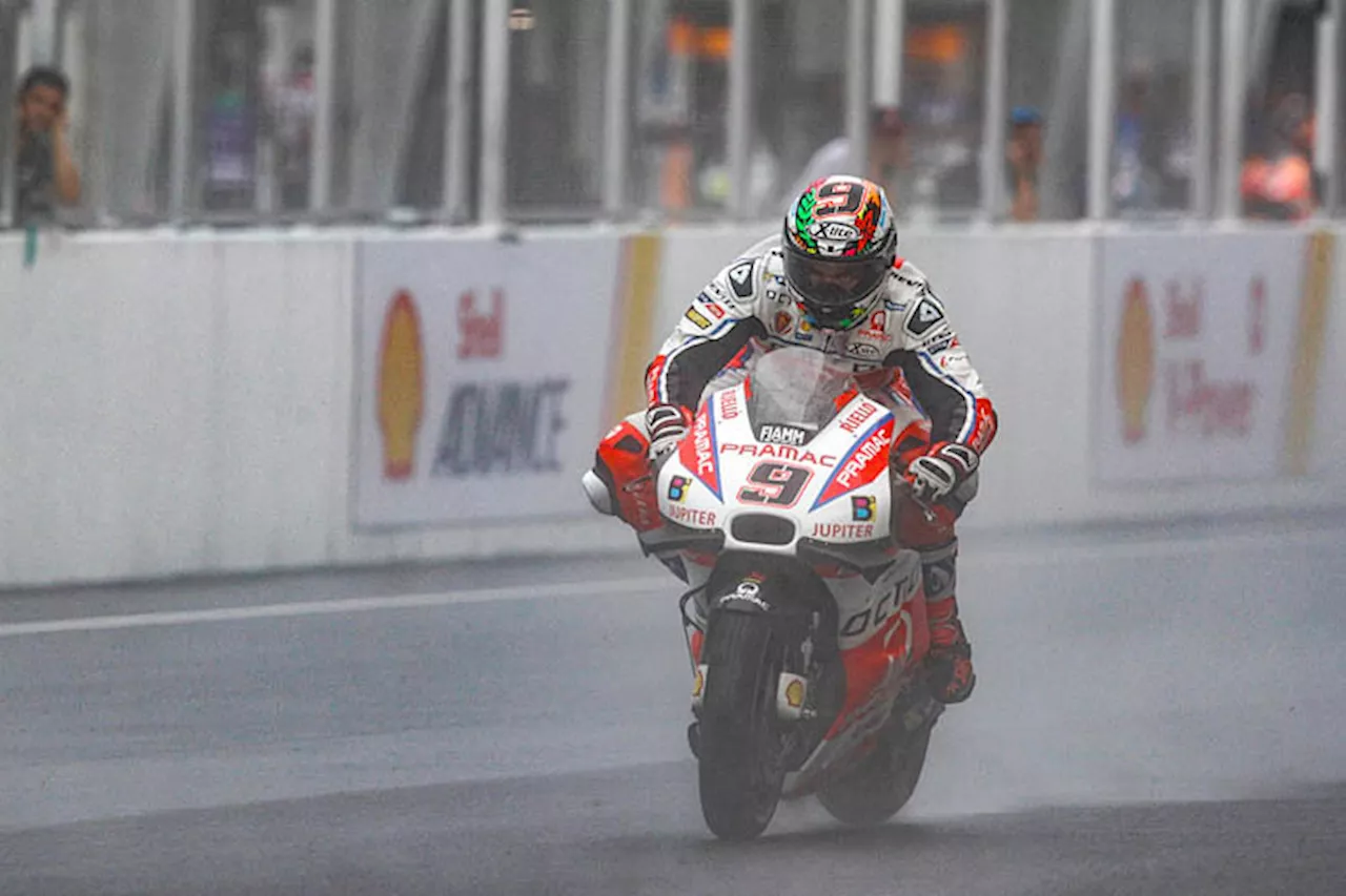 Platz 10 für Danilo Petrucci im Regen von Sepang