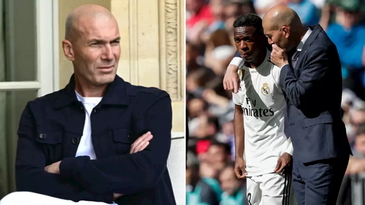 Zinedine Zidane has already made his feelings clear on Vinicius Jr's future at Real Madrid