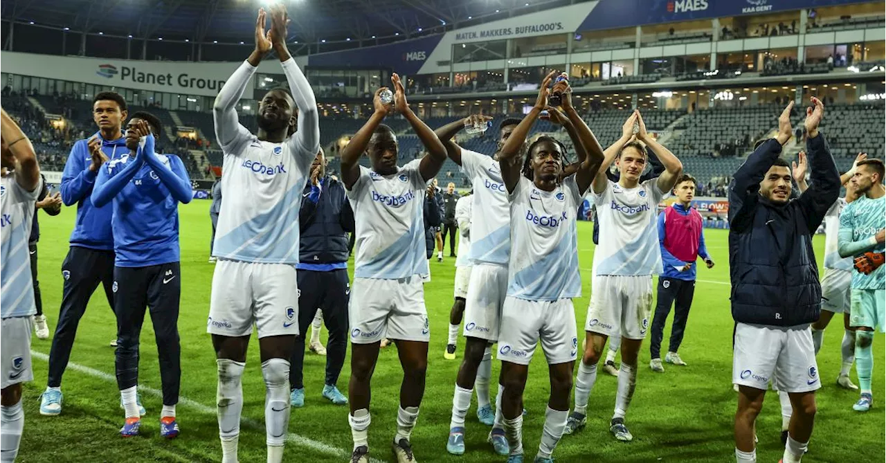 D1A : la série continue pour le Racing Genk, vainqueur 0-2 à La Gantoise