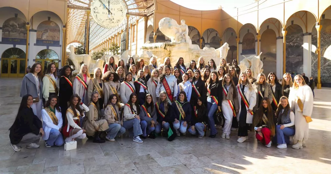 Miss Belgique : Miss Belgique: les 70 candidates ont visité Pairi Daiza