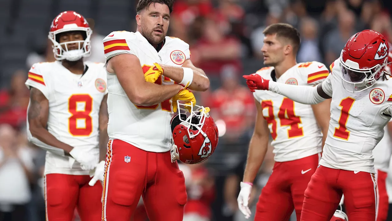 Travis Kelce celebrates National Tight Ends Day by continuing to haunt Raiders and setting NFL record...