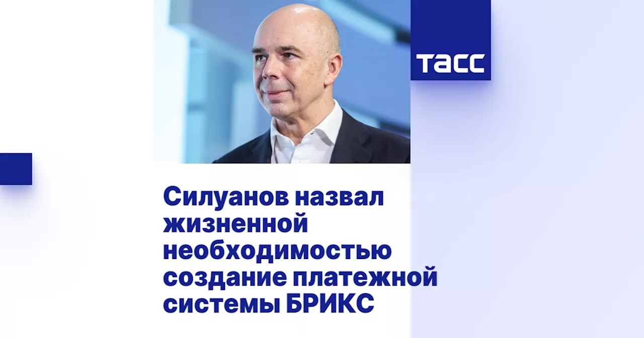 Силуанов назвал жизненной необходимостью создание платежной системы БРИКС