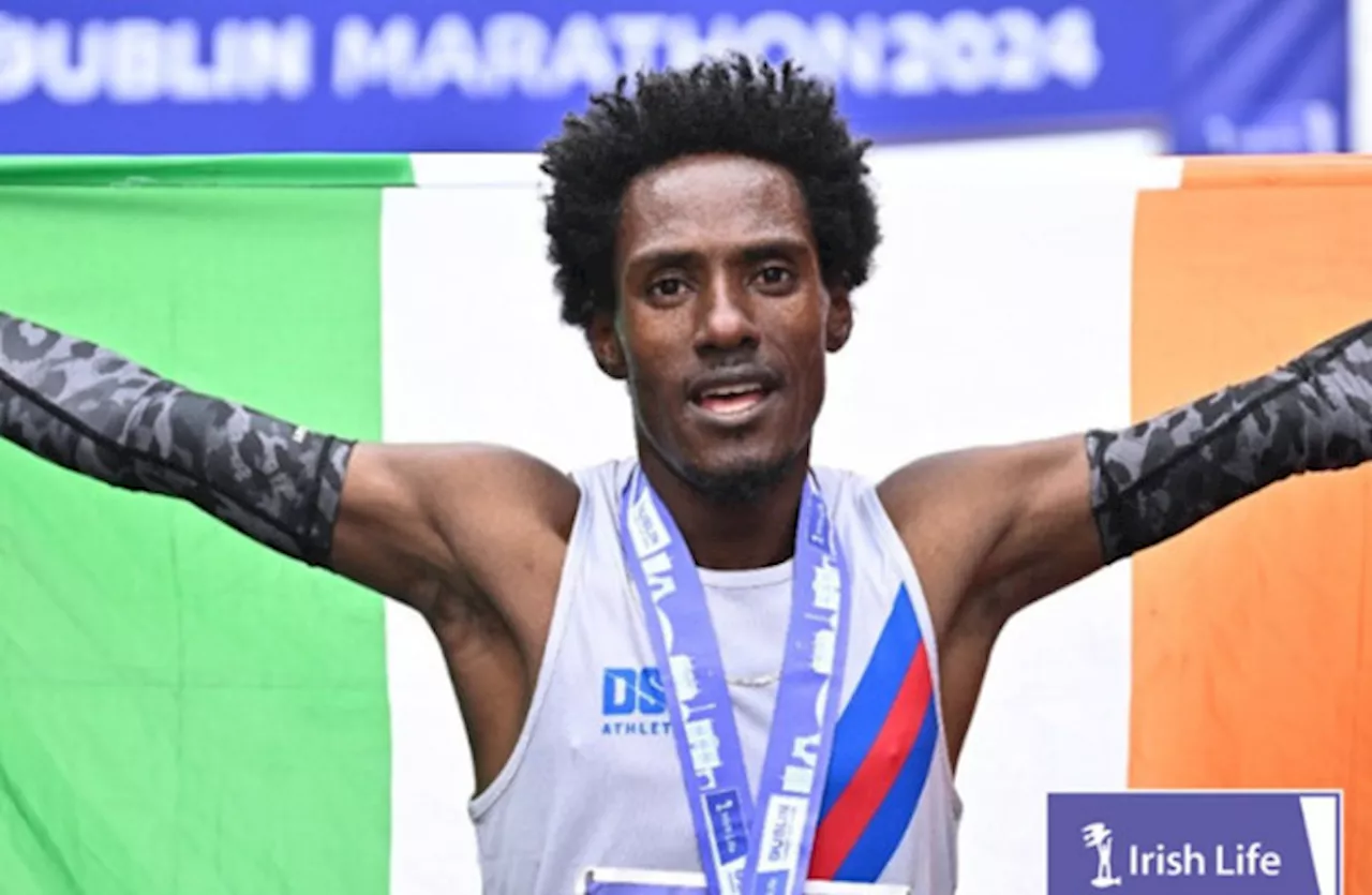 Dublin Marathon winners cross the line with new national record set by Dundrum runner