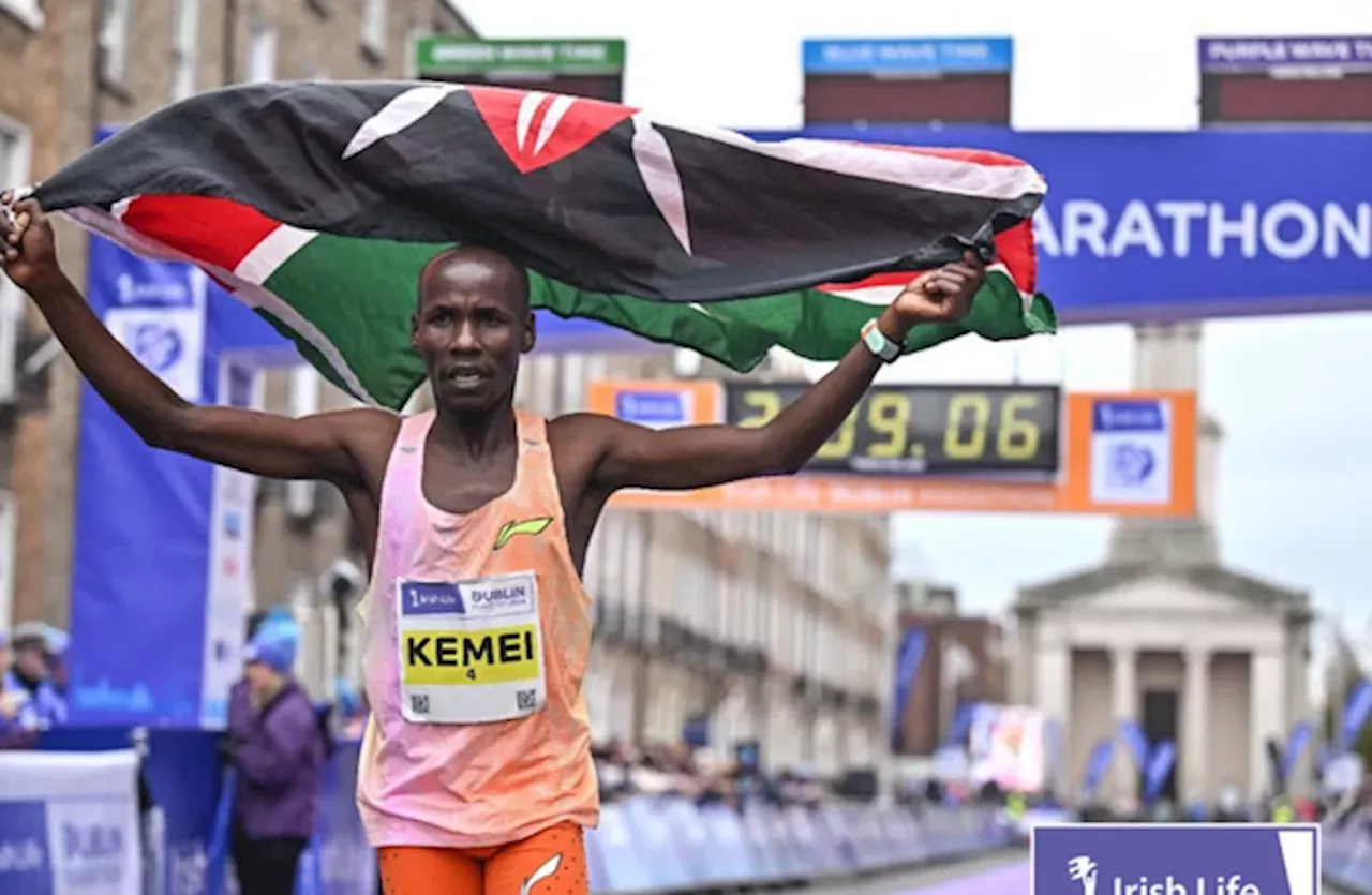 Moses Kemei wins Dublin Marathon as Hiko Tonosa takes Irish title