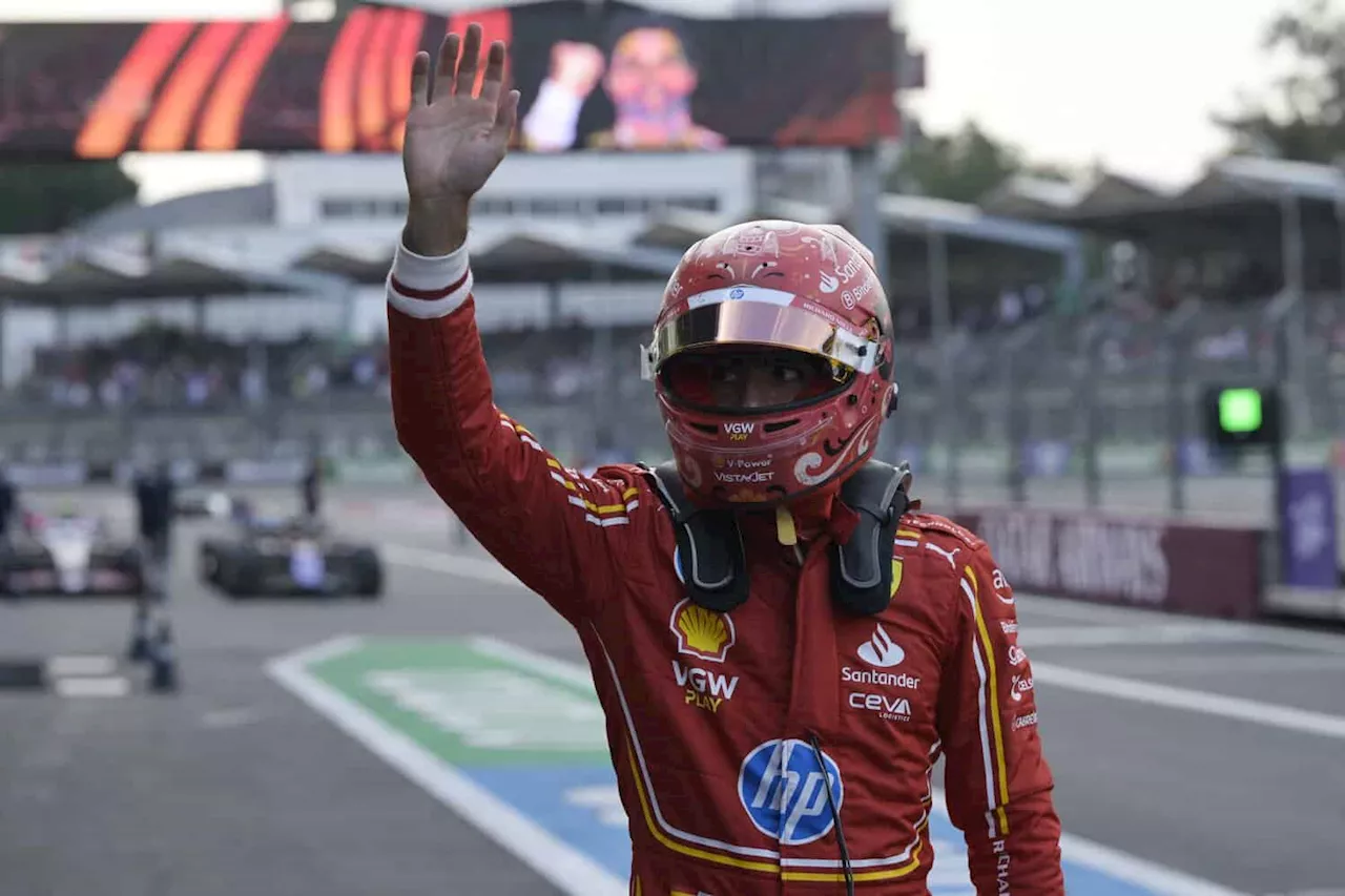 Sainz takes pole for Mexico City Grand Prix ahead of Verstappen