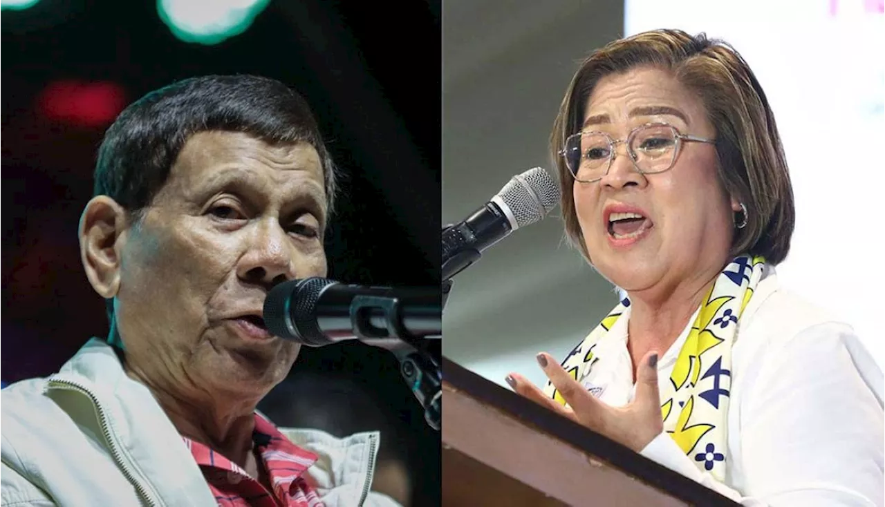 Ex-president Duterte, de Lima faceoff seen