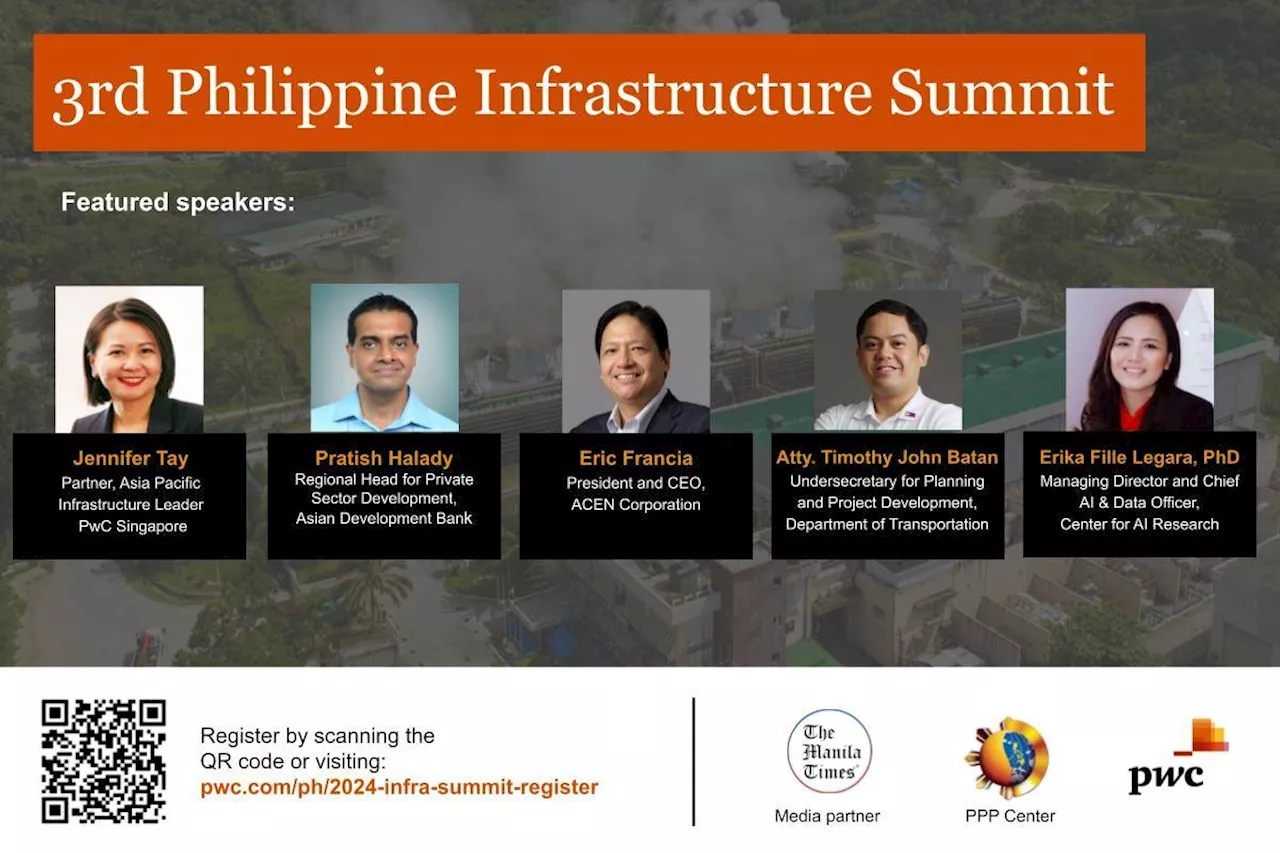 PwC hosts 3rd Philippine Infrastructure Summit on Nov 14