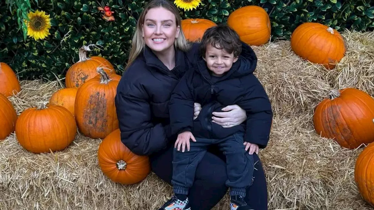 Perrie Edwards shares rare snaps with adorable son, 3, on a day out pumpkin picking...