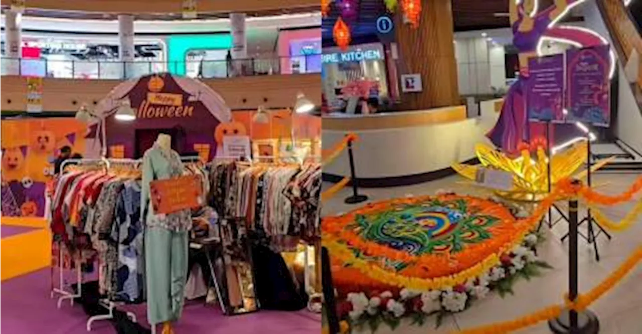 Halloween decorations overshadow Deepavali celebrations in Malaysian malls