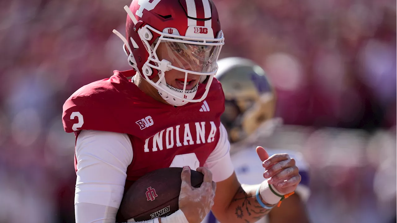 Backup QB Jackson and defense help No. 13 Indiana stay perfect with win over Washington