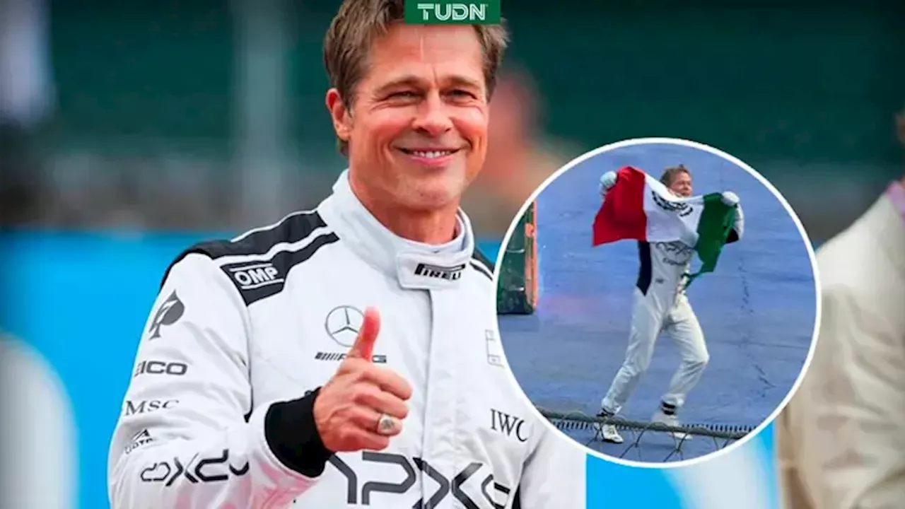 Gran Premio de México tiene a Brad Pitt en la pista del Autódromo Hermanos Rodríguez