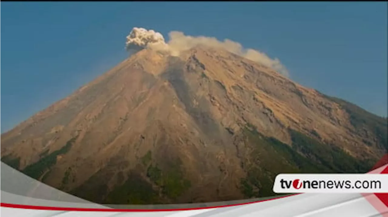 Gunung Semeru Erupsi Semburkan Kolom Abu dan Guguran Lava Pijar ke Arah Besuk Kobokan