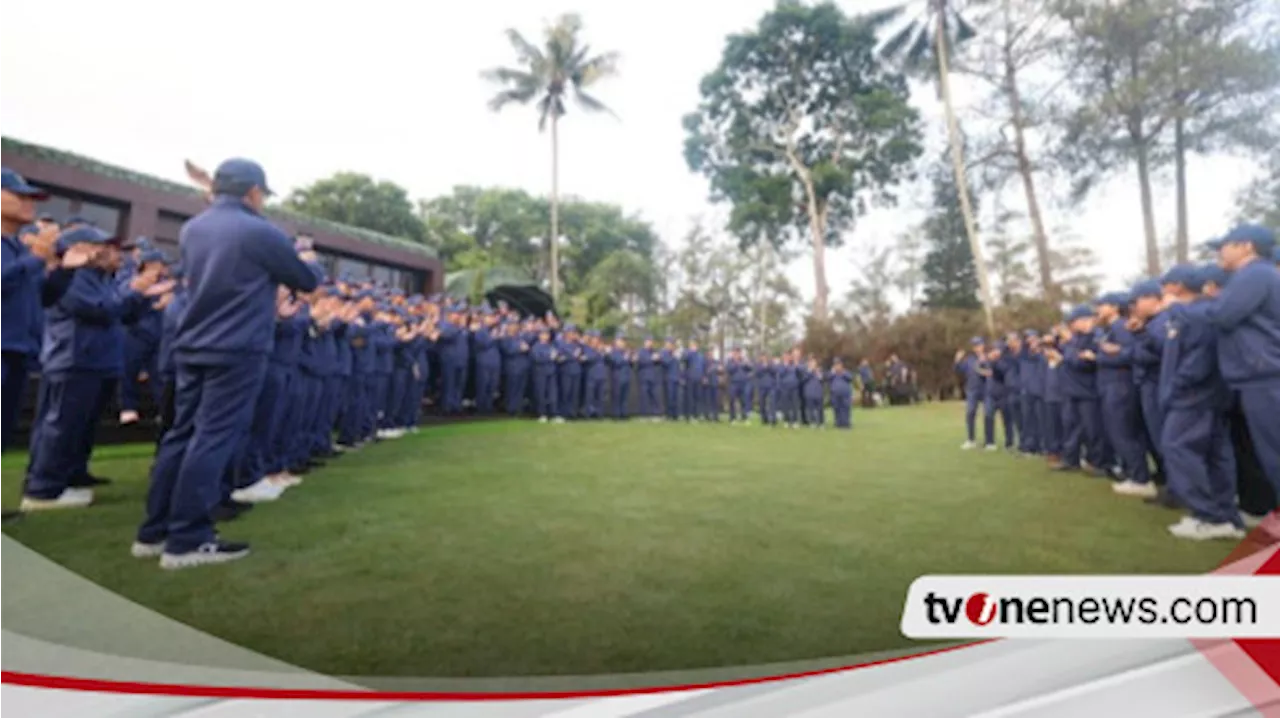 Hari Terakhir Pembekalan di Magelang, Presiden Prabowo Kompak Olahraga Pagi bersama Kabinet Merah Putih