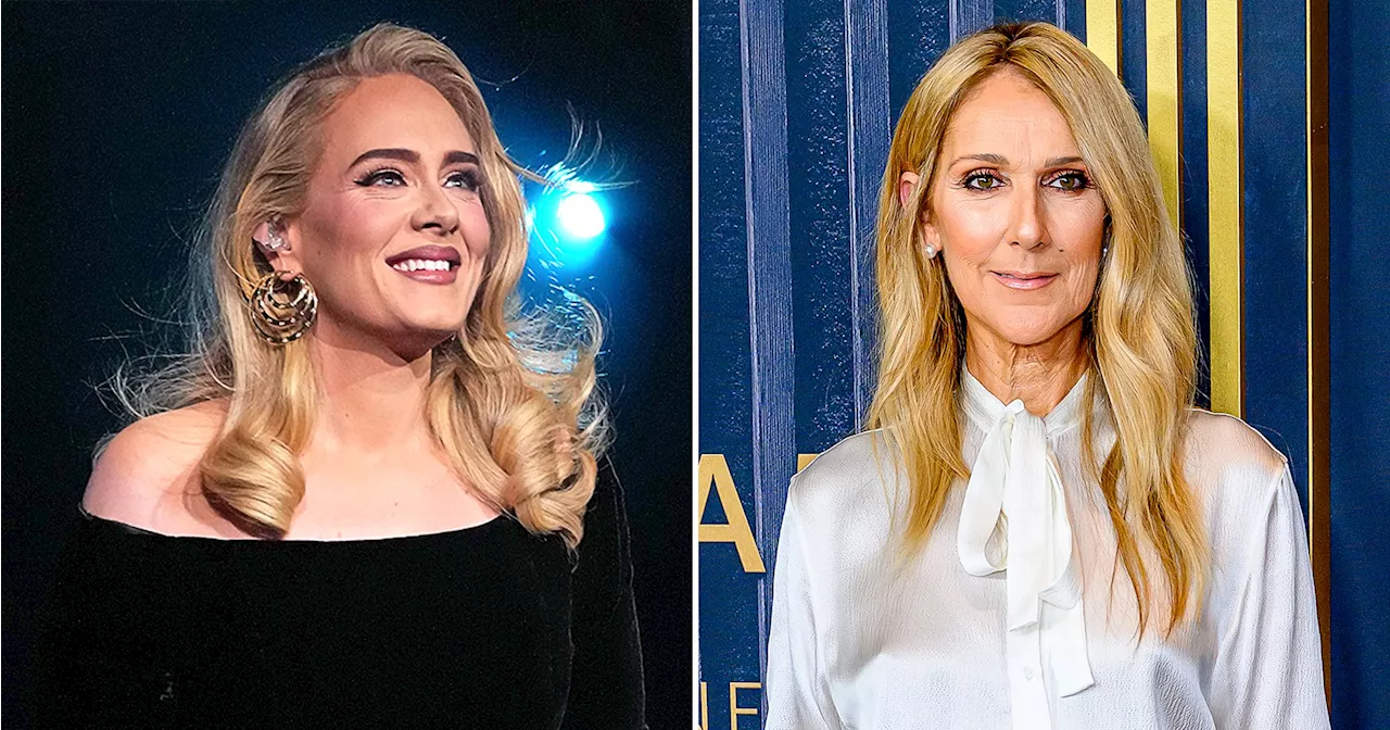 Adele Gets Emotional As She Spots Celine Dion at Her Vegas Show