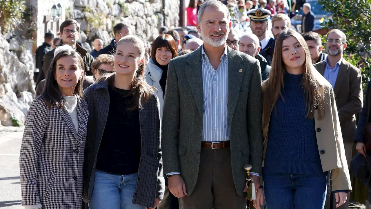 La Familia Real visita Sotres, Pueblo Ejemplar de Asturias 2024, bajo el sol de los Picos de Europa: “Un día precioso”, dice Letizia