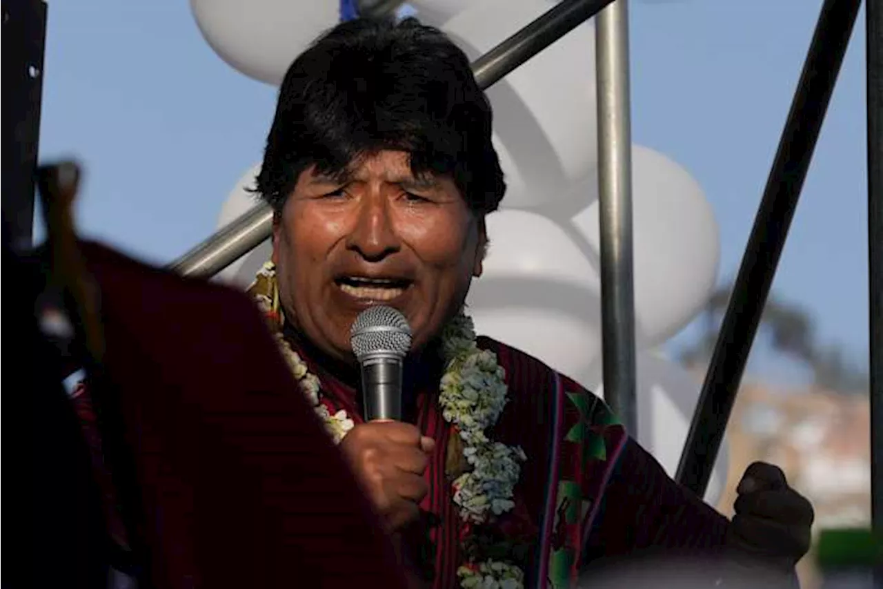 Bolivia's former President Evo Morales claims his car was shot at in attempted assassination