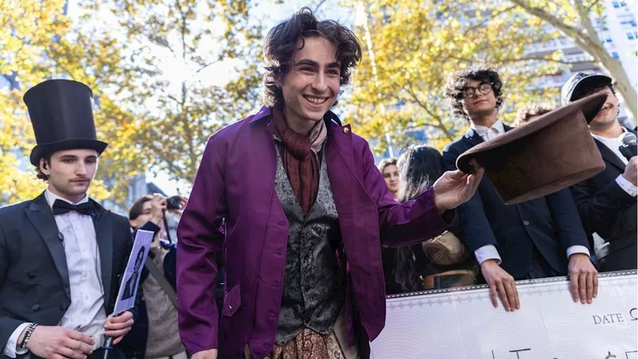 Timothée Chalamet crashes his own look-alike contest in New York City