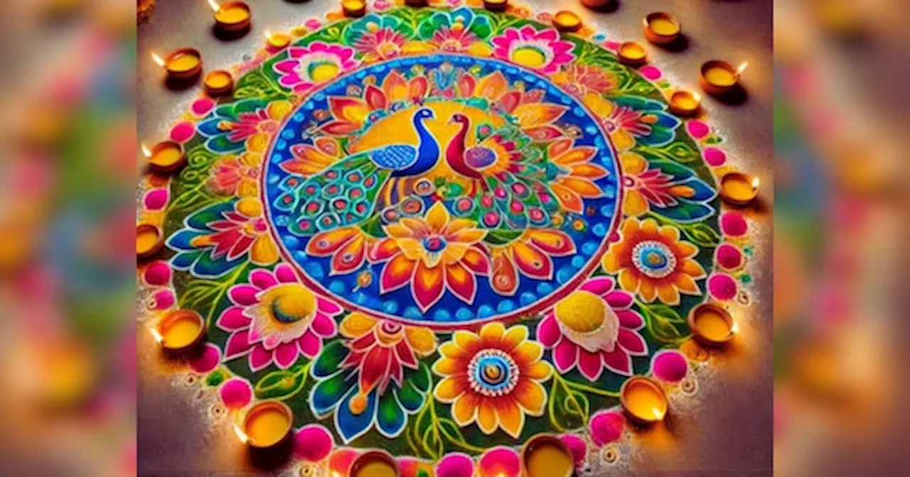 Diwali Rangoli Designs: दिवाली पर बनाएं ये खास तरह की रंगोली, पड़ोसी भी तारीफ करते नहीं थकेंगे