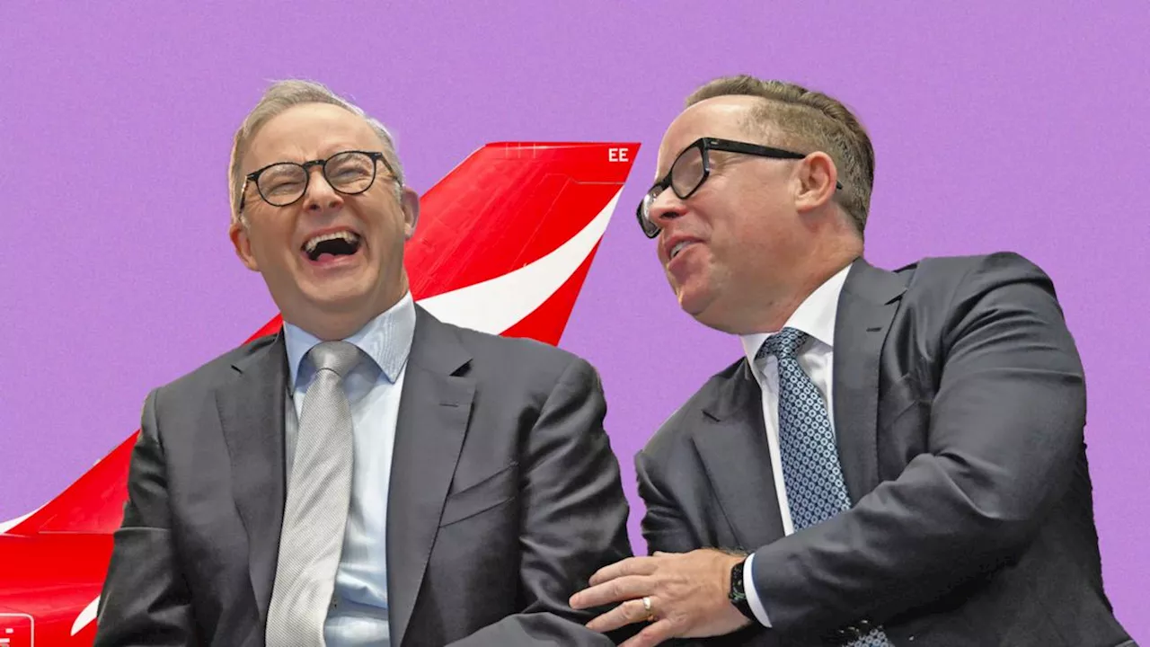 Anthony Albanese’s relationship with Qantas under microscope over flight upgrades