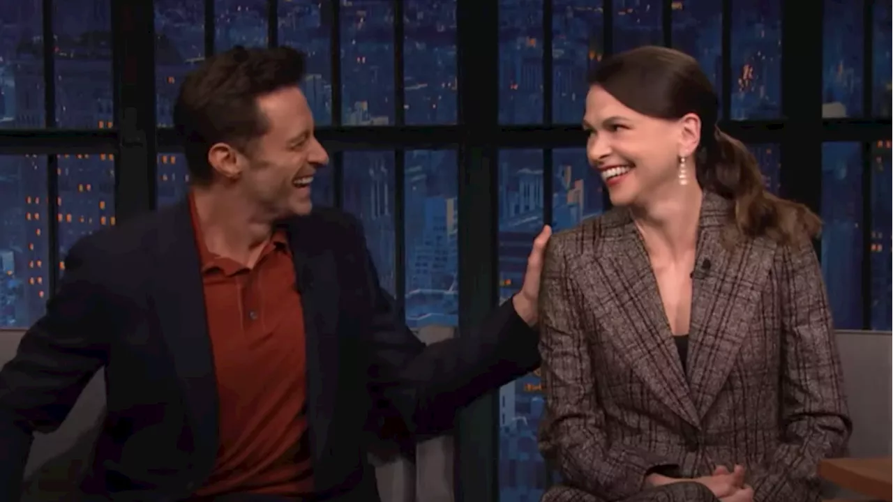 Resurfaced interview fuels romance rumors between Hugh Jackman and Broadway co-star Sutton Foster