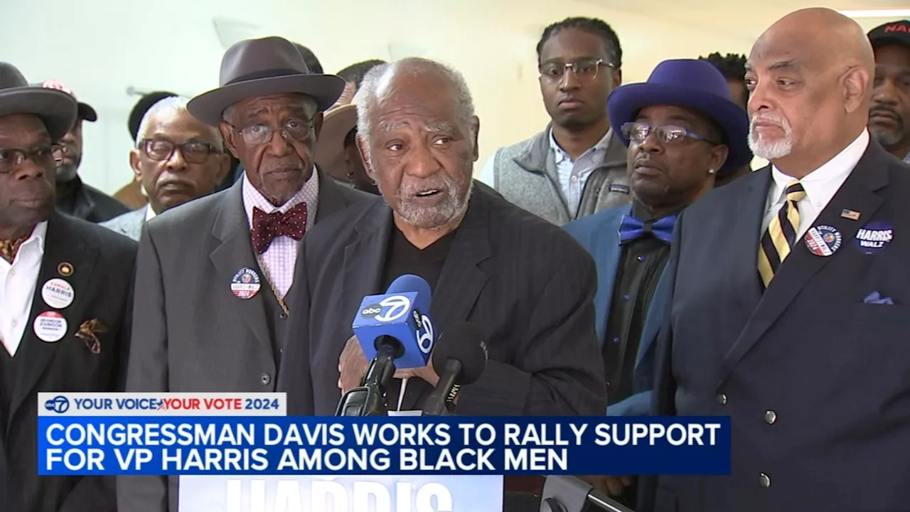 Rep. Danny Davis pushing to sway Black men toward Harris-Walz ticket in days leading up to election