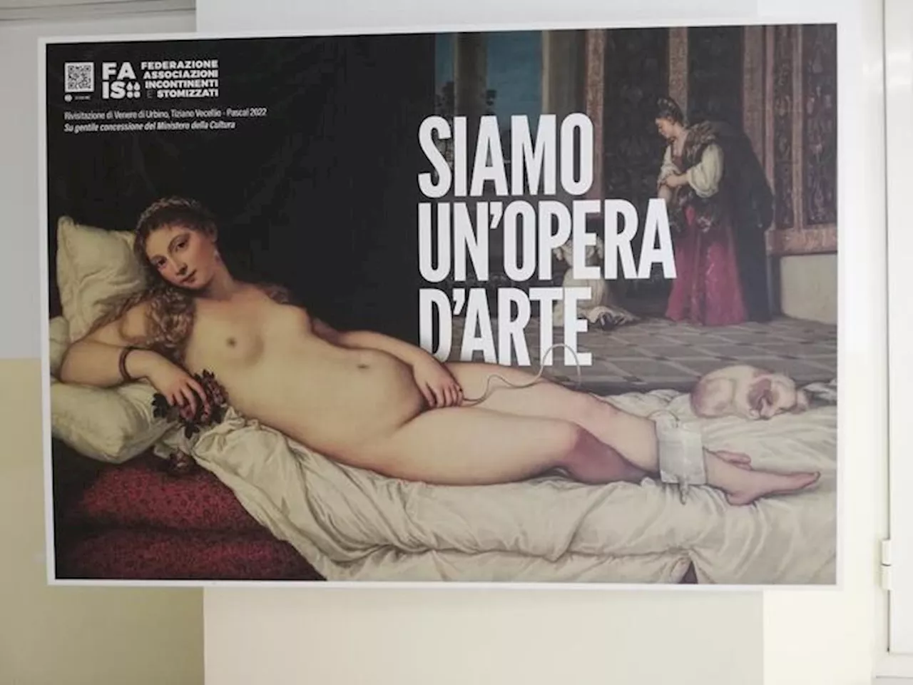 Nell'ospedale di Caserta capolavori d'arte rivisitati per i malati