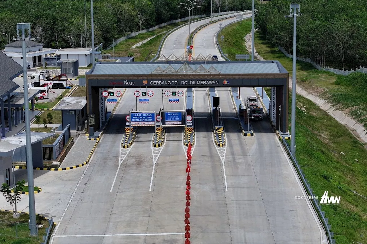 Tol Kuala Tanjung-Tebing Tinggi-Parapat seksi 3 segera dikenakan tarif