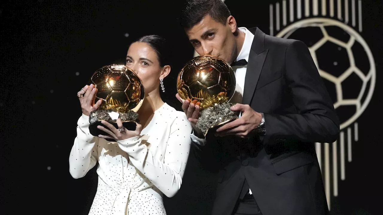 Spaniards Rodri and Bonmatí win Ballon d'Or award as Real Madrid snubs ceremony