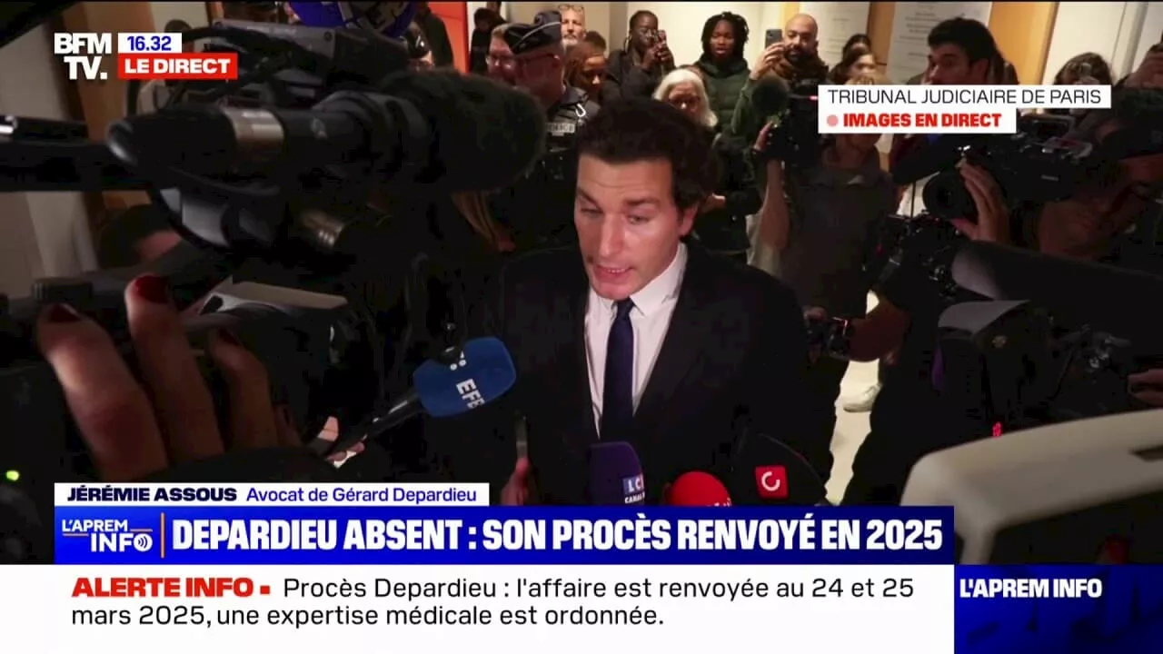 Me Jérémie Assous, avocat de Gérard Depardieu: 'Toutes les accusations ne reposent que sur des mensonges'