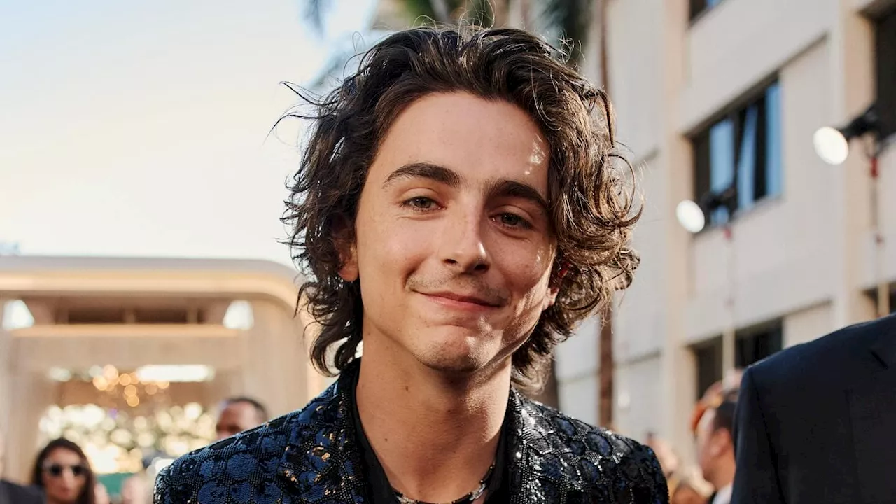 Timothée Chalamet crée la surprise en débarquant à son propre concours de sosies