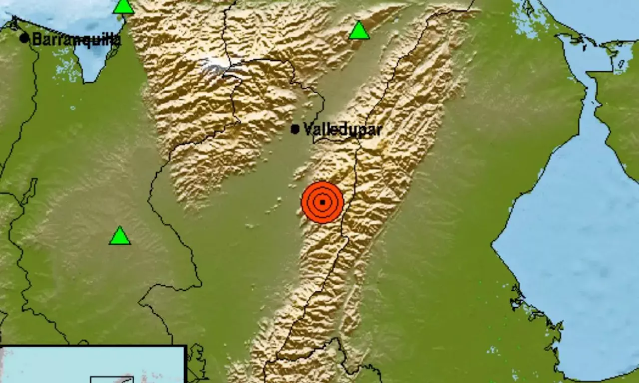 Tres temblores se sintieron en la madrugada de hoy en Colombia: Antioquia, Córdoba y Cesar