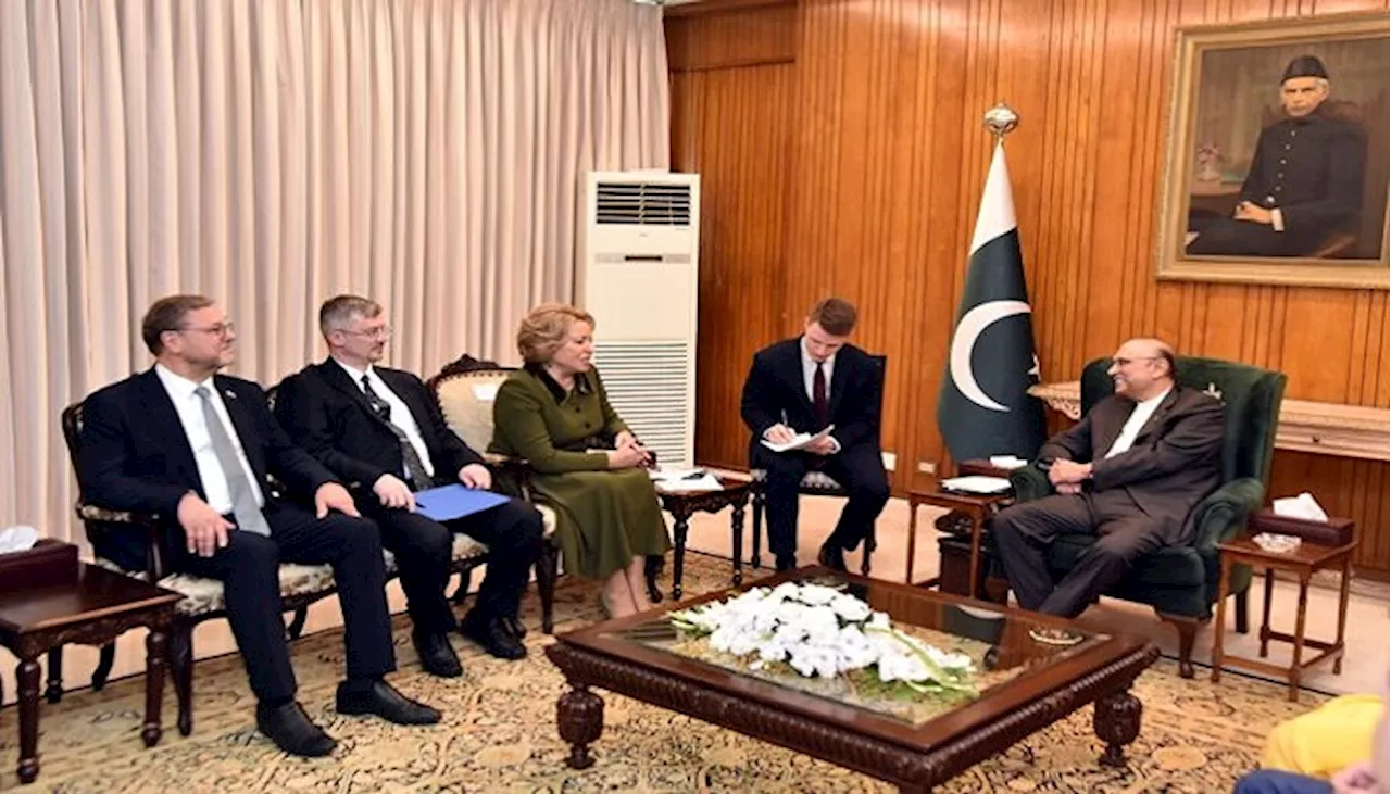 Russian parliamentary delegation calls on President Zardari