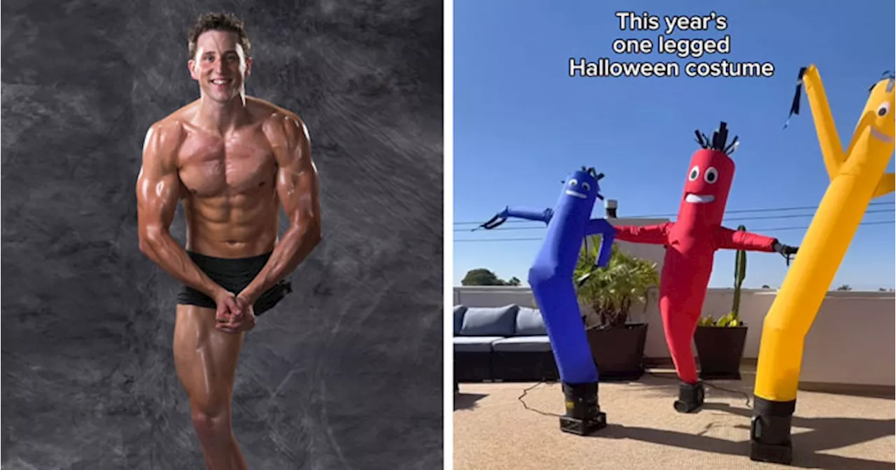 'Iconic!': One-Legged Guy Who Makes Brilliant Halloween Costumes Reveals Hilarious 2024 Look