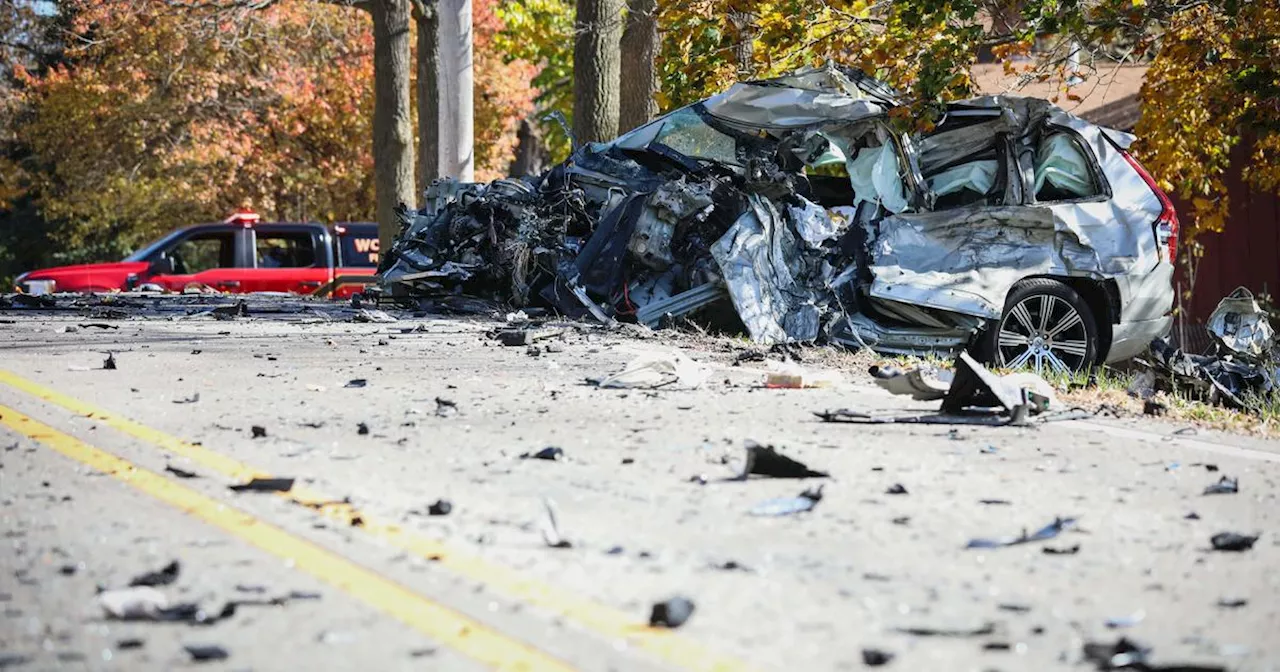 3 people killed, child injured in fiery crash in Chicago's northwest suburbs