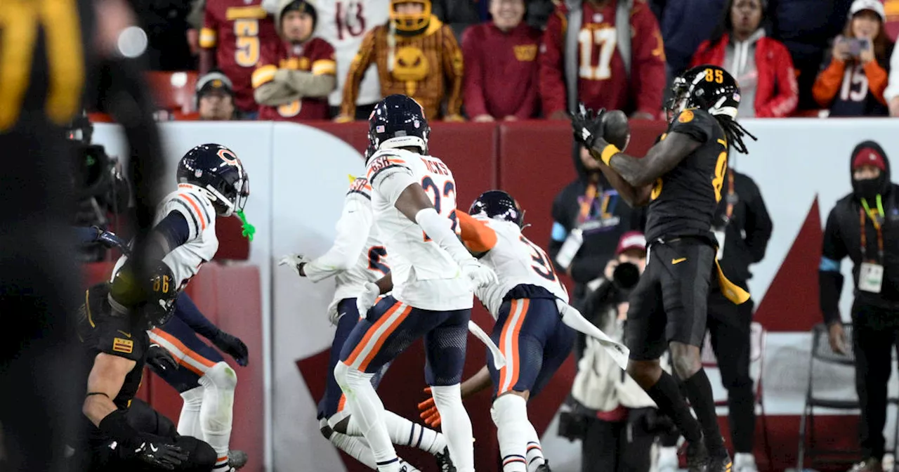 Chicago Bears CB Stevenson apologizes for lapse on Hail Mary in loss at Washington