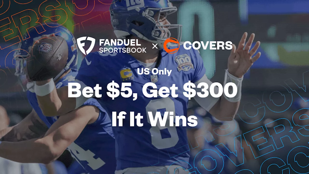 FanDuel Promo Code: Bet $5, Get $150 If It Win for Giants vs Steelers on Monday Night Football