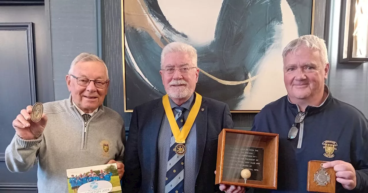 Dumfries Rotary Club members hear all about the history of Crichton Golf Club