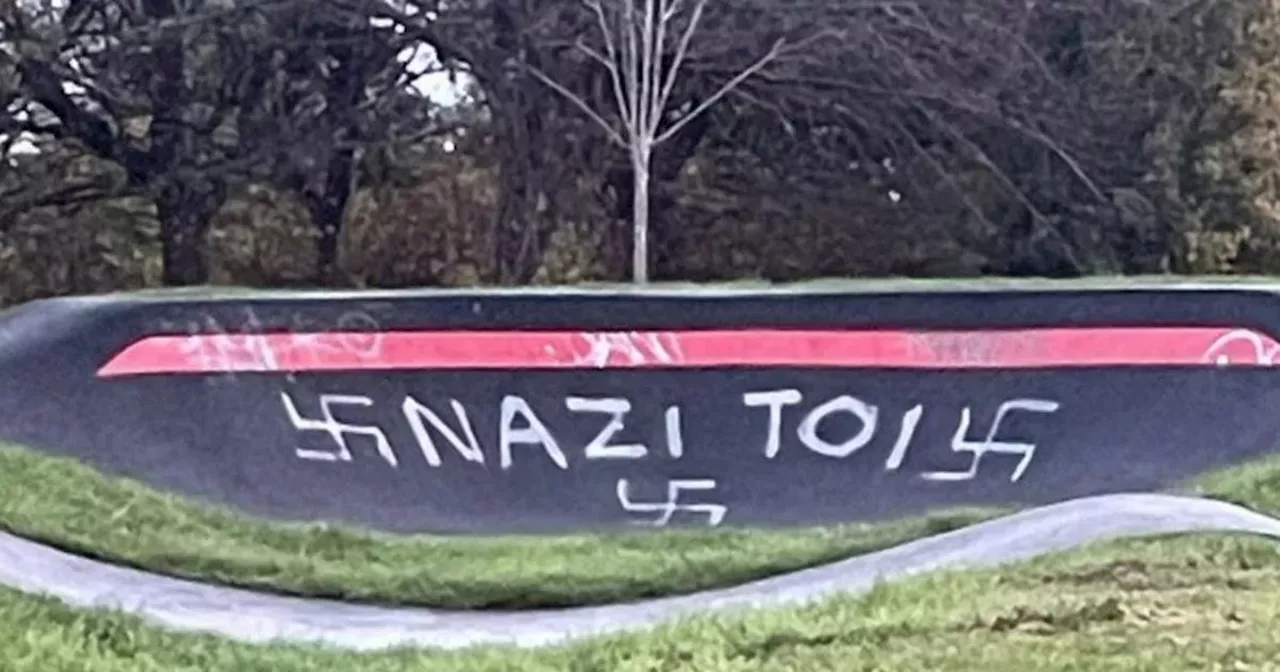 Vile Nazi graffiti daubed on children's skatepark in Glasgow