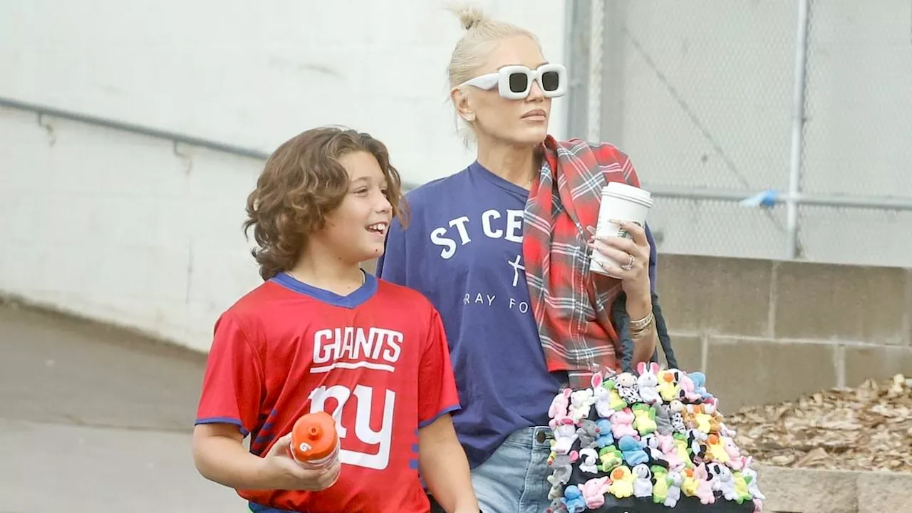 Gwen Stefani bonds with sons Apollo and Zuma after 'unrecognizable' transformation on The Voice